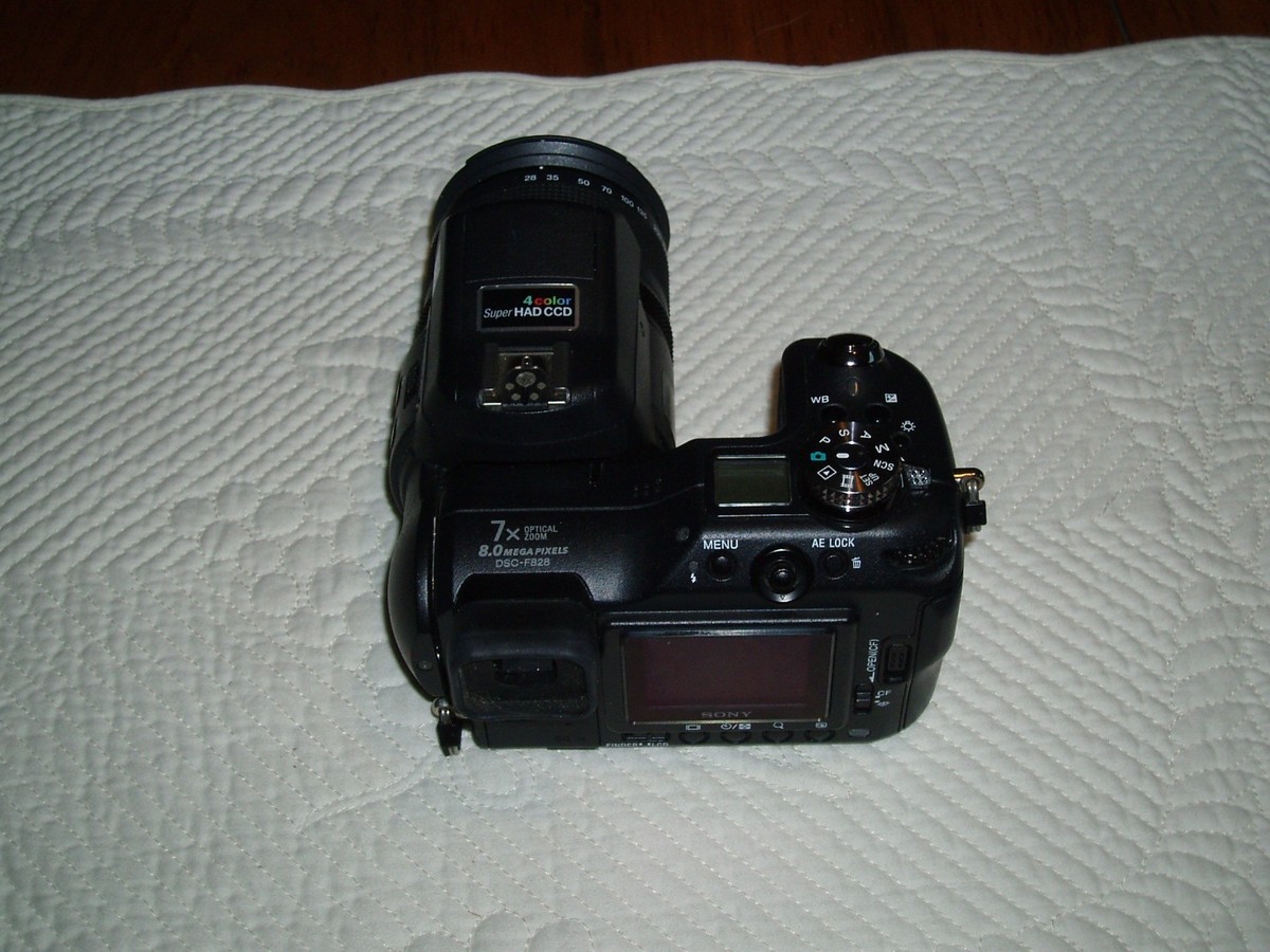 Sony Cyber-shot DSC-F828 8.0MP Digital Camera - Black for