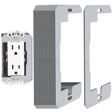 DECOHS 20 Pcs Wall Plate Spacer- Metal Flush Fit Device Leveling Plates- Rece...