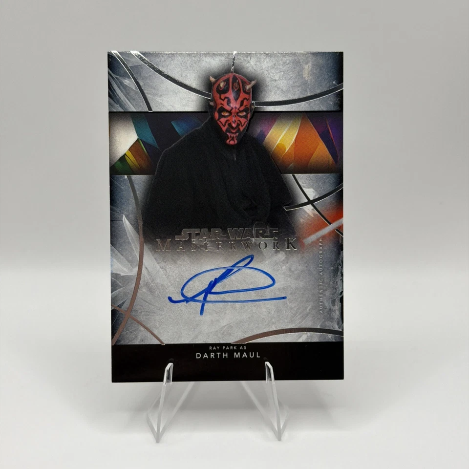 2024 Topps Star Wars Masterwork Ray Park as Darth Maul Auto A-RP - Image 3 of 4