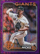 2024 Topps Update - Purple Holofoil #US287 Jordan Hicks /799 Baseball NM