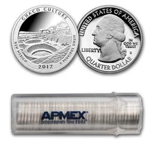 2012-S ATB Quarter Chaco Culture 40-Coin Proof Roll (Silver)