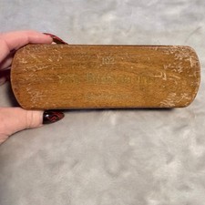 Vintage The Professional No. 102 Horsehair Blend Shoe Shine Brush Wood 7"
