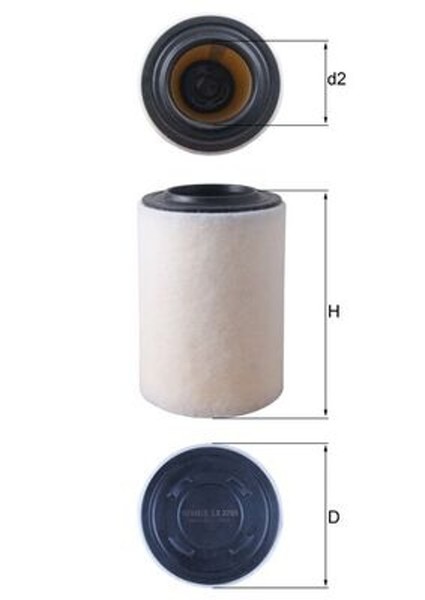 Knecht Luftfilter LX 3286 Filtereinsatz FüR Giulietta Alfa 940FXA1A 940FXB1A 940-image
