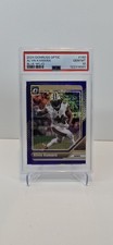 2024 Panini Donruss Optic Alvin Kamara #140 Blue Mojo Prizm /5 PSA 10