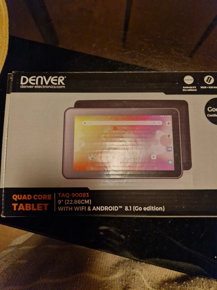 Denver Android Quad Core Tablet 9 Zoll TAQ-90083 16GB 1GB RAM , OVP - Bild 2 von 2