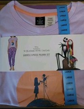 Disney Tim Burton's The Nightmare Before Christmas 2 Pc Pajama Set Women  s Large