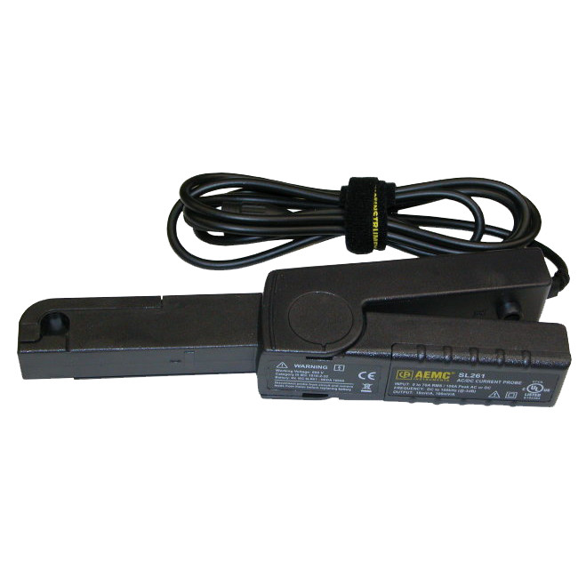 AEMC SL261 AC/DC Current Probe 0.1-100A DC-100kHz, .46" for 3945/8335 w/BNC