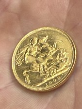 1900 Queen Victoria Full Sovereign  Gold Coin