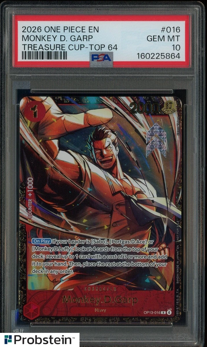 Monkey.D.Garp OP13-016 One Piece Promotion Cards for sale | eBay