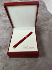 S.T. Dupont Füllfederhalter Lady Mascara in elegantem Rot, NEU