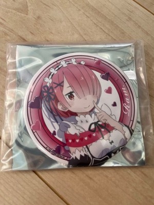 Re:Zero Ram Sega Collaboration Cafe Limited Edition Can Badge Pin Badge
