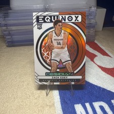 2024-25 Panini Obsidian - Equinox Zach Edey /99 Electric Etch Orange Flood #2
