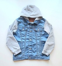 Levi Strauss Kids Size Large 12/13 Years Jean Denim Trucker Jacket Button Front