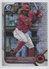 2022 Bowman Chrome Prospects Mega Box Mojo Refractor Michel Triana #BCP-75 6u5