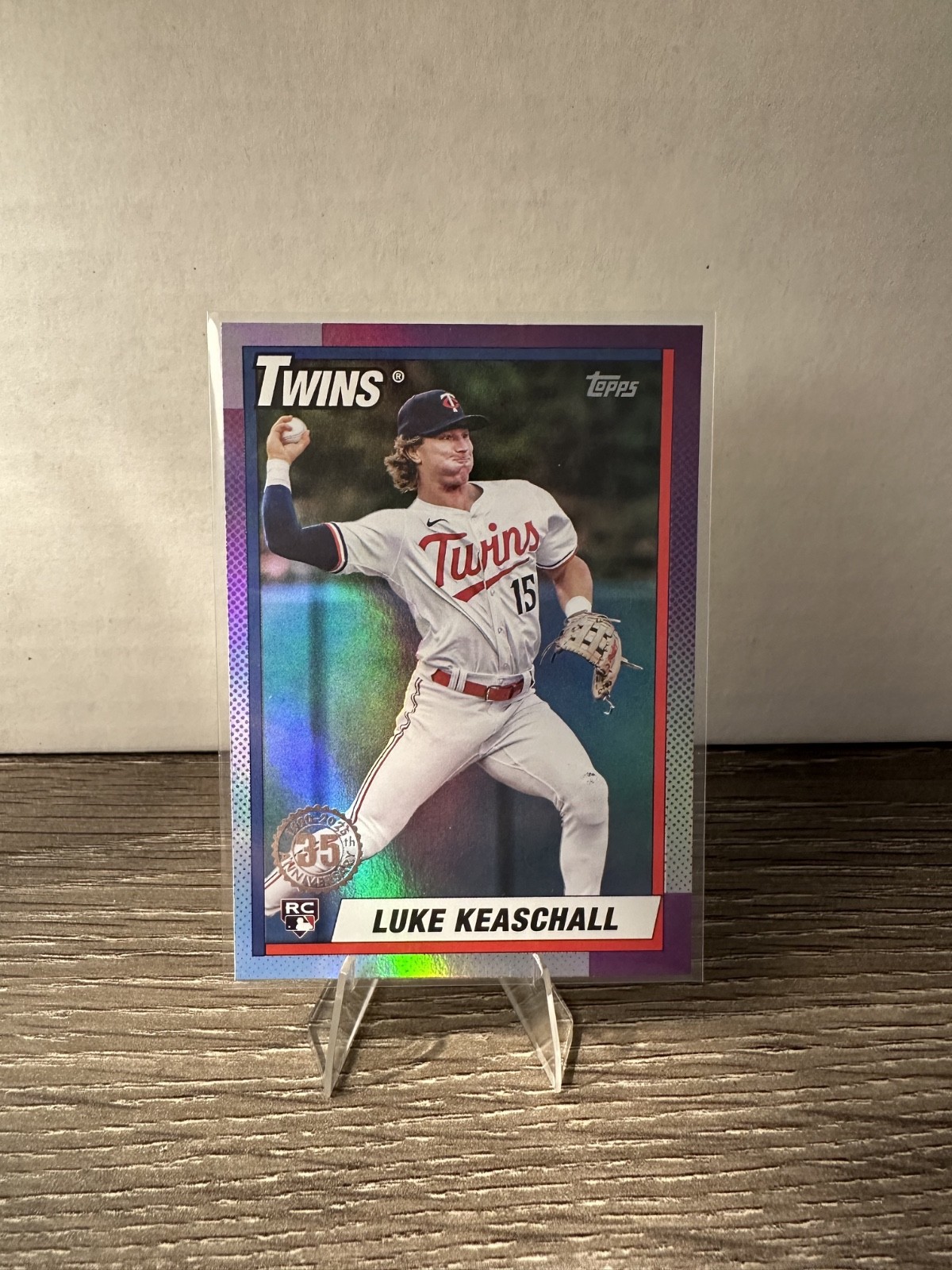 2025 Topps Update Silver Pack 1990 Chrome Promo 1 Luke Keaschall #U90-1