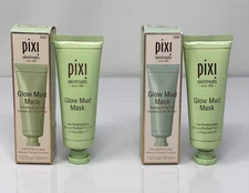Pixi Skintreats Glow Ginseng Sea Salt Mud Mask Purifying New 1.5 fl oz