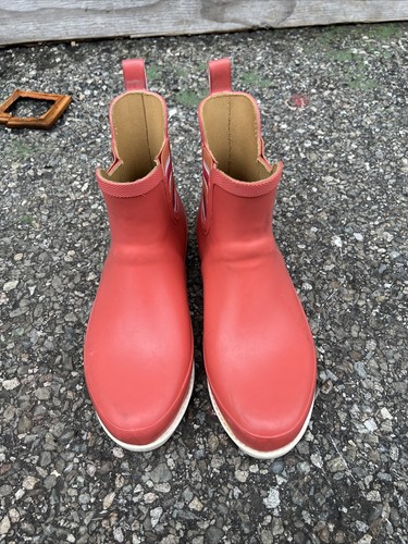 Wellie Brown Rain Boot Ankle-Cut 