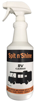 Spit N Shine Motorcycle Cleaner Spray – 32 Oz. With UV Protection For Chrome, Wheels & Glass