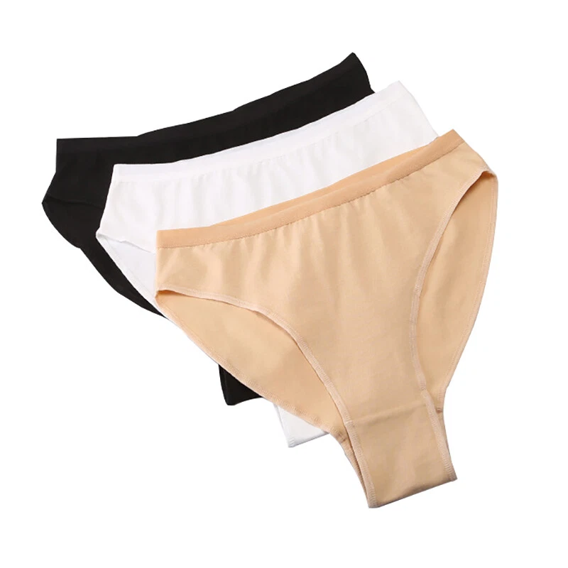 Girls Ballet Dance Seamless Knickers High Cut Cotton Briefs Gymnastics Underwear - Image 2 of 4