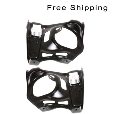 Front LH And RH Side Steel Bumper Bracket Mounting Arm Fits Toyota