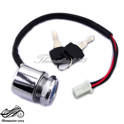 4 Wire Ignition Key Switch For Chinese Scooter ATV Quad Buggy Go Kart Dirt Bike