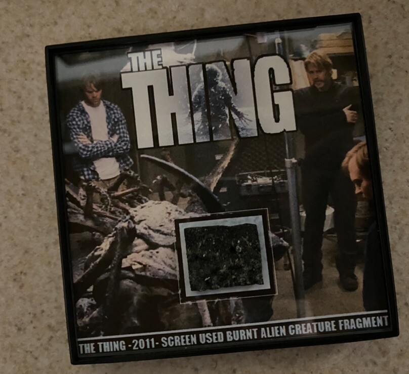 The Thing Screen Used Horror Prop Burnt Alien Relic W/COA John