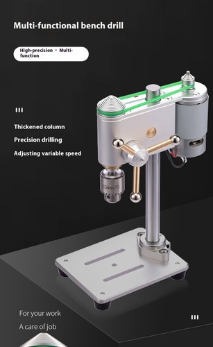 Hochpräzise Miniatur Tischbohrmaschine 110V 220V Bohrmaschine - Bild 6 von 7