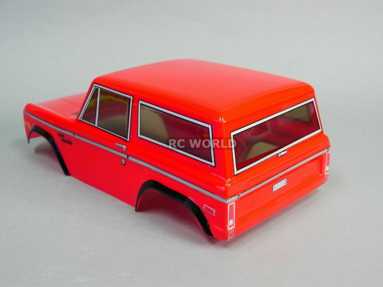 Rc Truck BODY SHELL 1/10 FORD BRONCO 252mm For Tamiya CC01 RED eBay