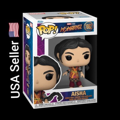 FUNKO POP! TELEVISION Ms Marvel Aisha New Toy Vinyl Figure #1082  Aisha Marvel 