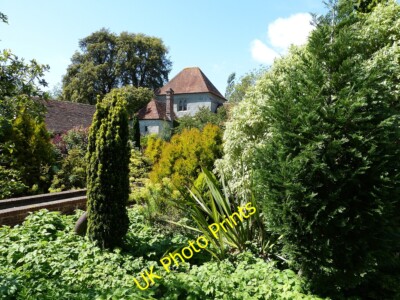 Foto 6x4 Rymans - Wassergarten Blick auf das Haus Chichester aufgenommen auf einem c2015