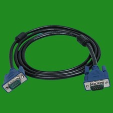 VGA Cable 3m Long VGA SVGA D-Sub Male 15 Pin PC to TFT LCD Monitor TV Lead