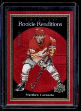 2023-24 Upper Deck Trilogy Rookie Renditions Red Matthew Coronato Rookie 010/799