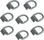 8 Pack Heavy Duty 1/2" Weld-On D Ring Flatbed Truck Trailer Cargo Tie Down Ring