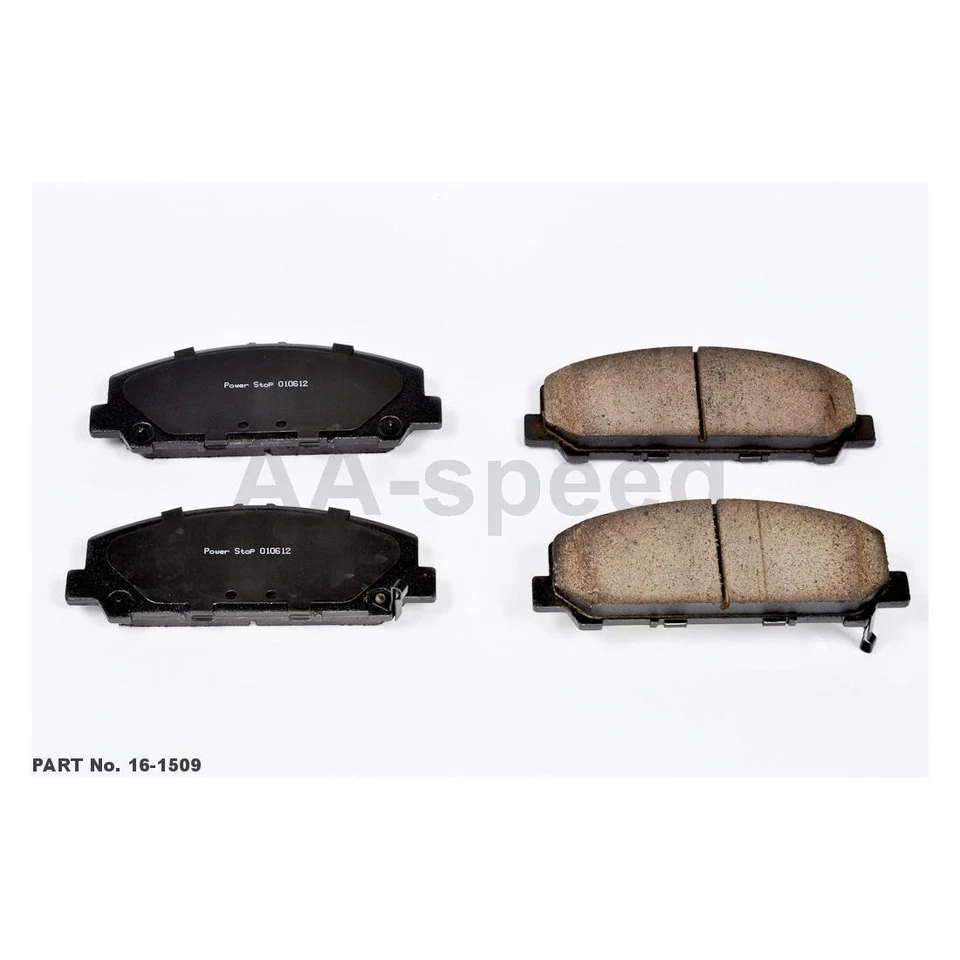 Pastilhas de freio e rotores dianteiros e traseiros para Nissan Armada 2017 Power Stop C-Tek - Imagem 2 de 4