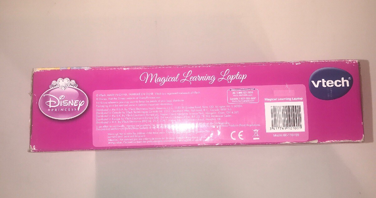 vtech disney princess magical learning laptop