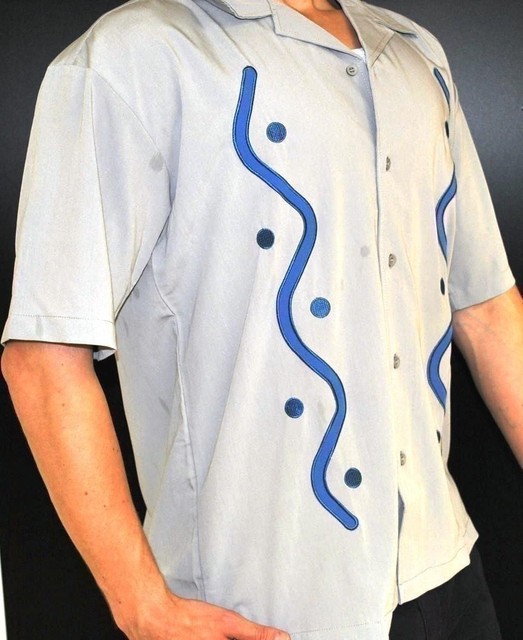 Bowling Shirts Sz MEDIUM Mens Charlie Sheen NWT Retro Vintage