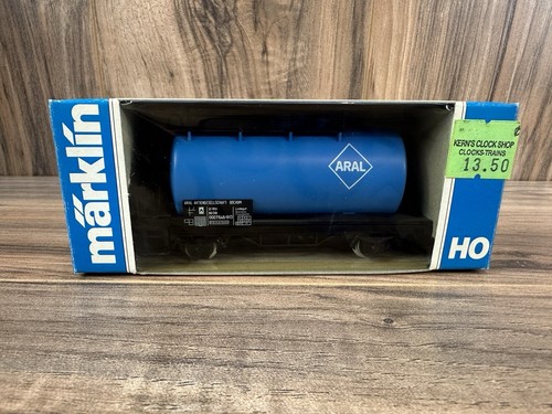 HO - Marklin 4440 Blue Tank Car "ARAL" - New in Box
