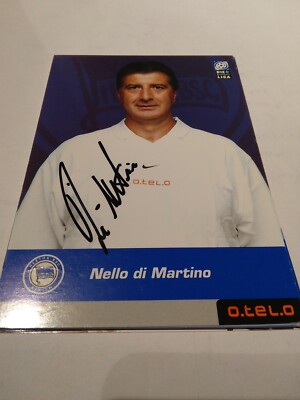 Signierte AK Nello di Martino Hertha BSC Berlin NEU