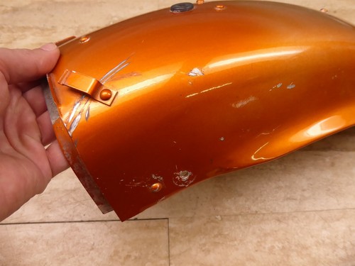 1970's Honda SL350 Enduro Rear Fender Guard Orange PL1029-RF1+ - 第 2/12 張圖片