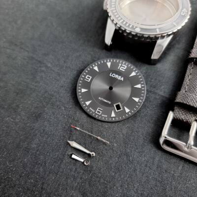 LORSA Kit Orologio Fai-da-te ETA 2824 – Cassa, Quadrante E Lancette Per Costruire Il Tuo Orologio