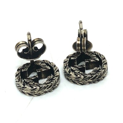 【Gucci】ピアス Interlocking G Silver Pierce Gucci Silver interlocking G earrings YBD356289001 - Jewelry