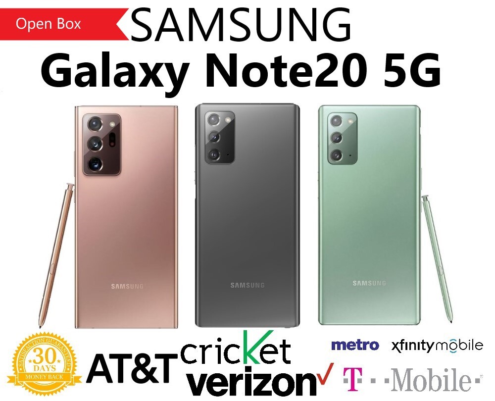 Samsung Galaxy Note 20 5G SM-N981B/DS 256GB DUAL SIM Factory