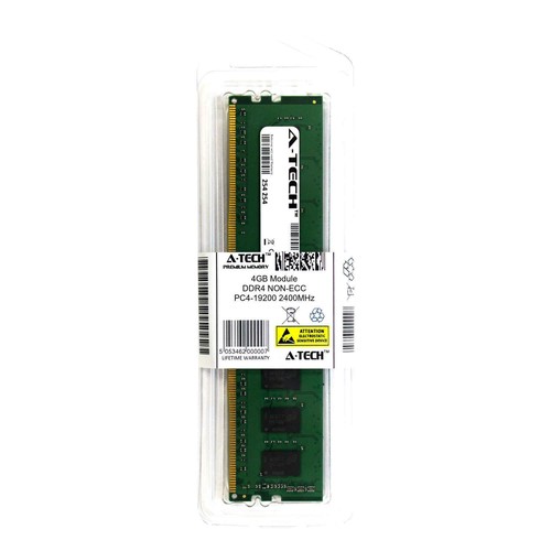 4GB DDR4 PC4-19200 DIMM (Micron MTA4ATF51264AZ-2G3B1 Equivalent) Memory RAM - Picture 2 of 2