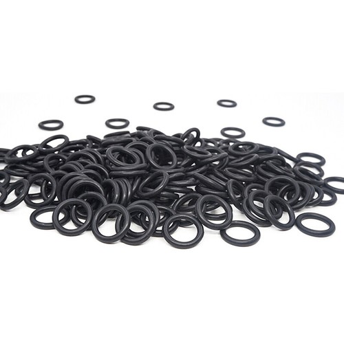 Silicone Ring Black Silicon Gasket Food Grade Rubber O-ring CS 6mm OD 17mm-175mm - Picture 4 of 15