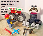 <!--F#f_0-->LEGO Minifigure Auto Repair Truck Stop Guy with Parts and Tools Real Job Person<!--F/-->