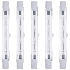 5 X J Type 100W 100 Watt T3 120V R7S 78MM Double Ended Bulb Light 3.13"-