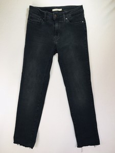 Levi's 712 Slim Fit Women's Jeans Black W28xL26 Medium Wash Stretch Raw  Hems | eBay