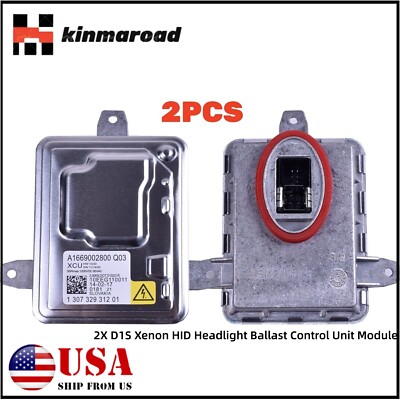 2X D1S Xenon HID Headlight Ballast Control Unit Module Fits BMW X3 X5 3,4,6