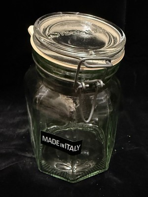 Vintage Glass Storage Container 