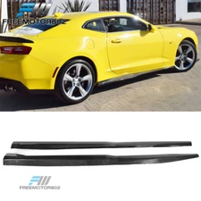Fits 16-24 Chevy Camaro ZL1 Style Carbon Fiber Side Skirts